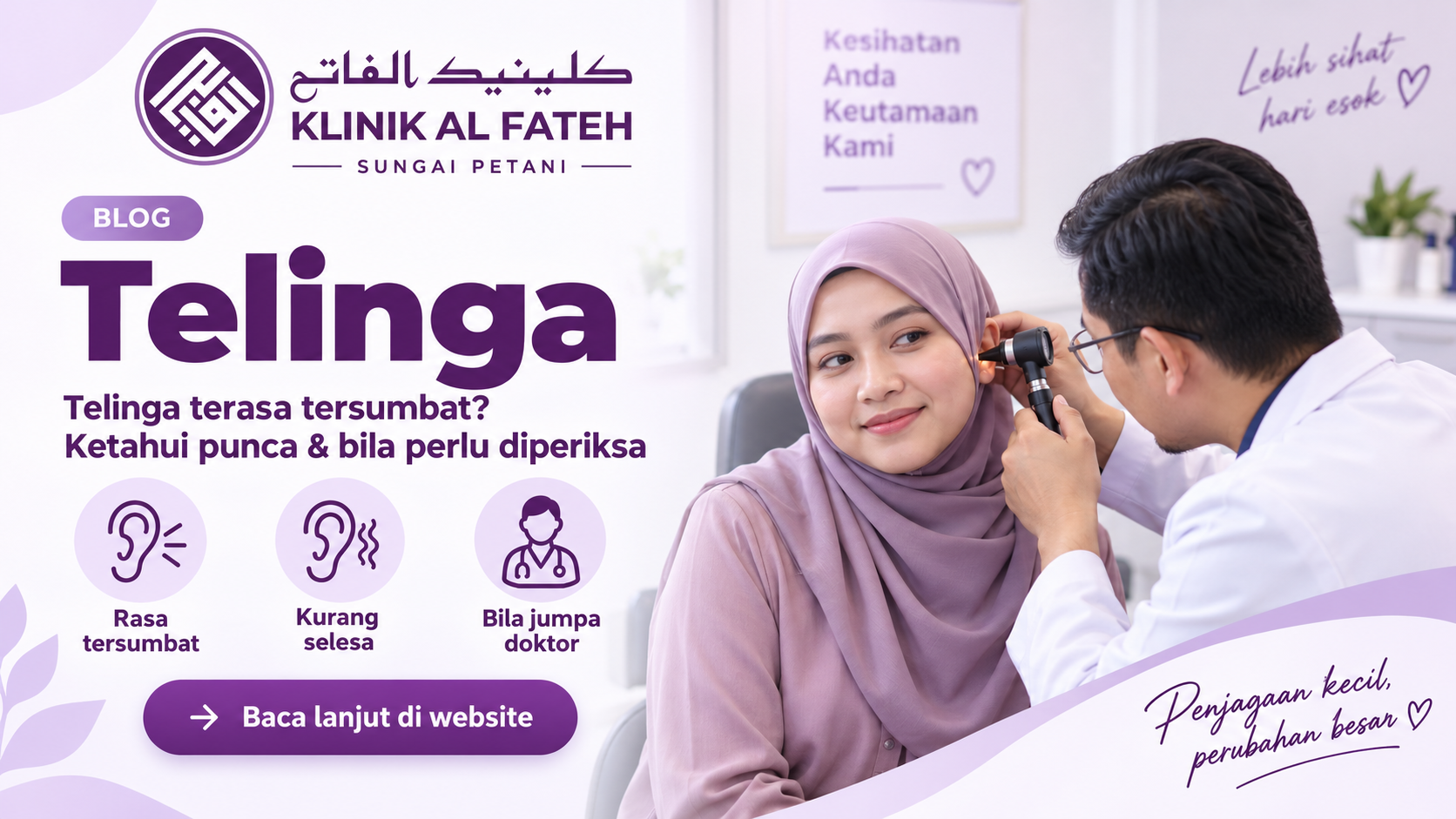 Bahaya Korek Telinga Guna Putik Kapas